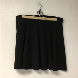 Black skater skirt